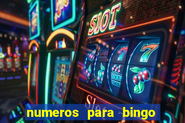 numeros para bingo de 1 a 90